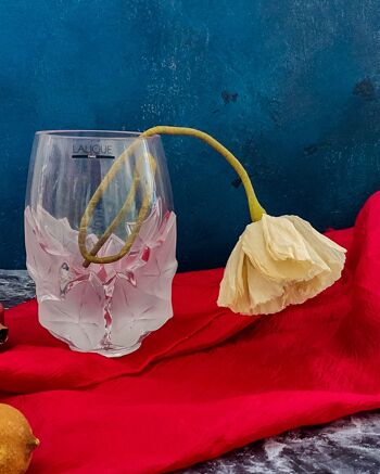 Vase en cristal de lierre Lalique 3