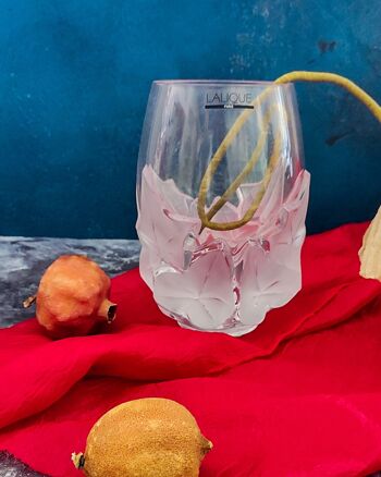 Vase en cristal de lierre Lalique 4