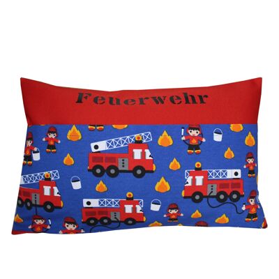 Dekokissen mit Taschen "Feuerwehr" - Kuschelkissen