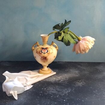 Vase ancre avec fleurs peintes 4