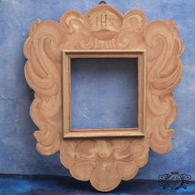 Faux marble wood frame