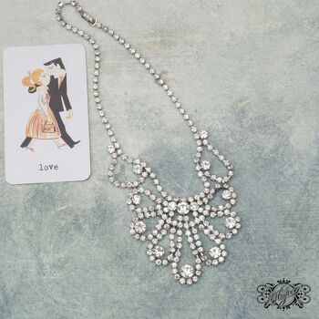 collier de bijoux de fantaisie de style gatsby magnifique 1