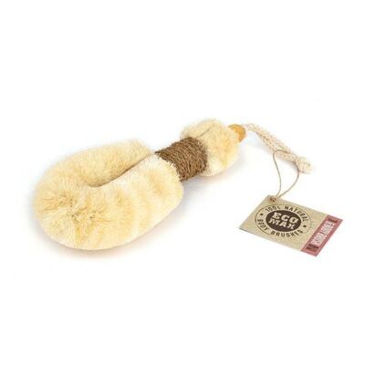 Eco Max ethical & sustainable Dry Body Brush Medium Coir Handle