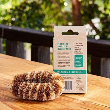 Eco Max Premium Tiger Pot Scourer éthique et durable, pack de 2 3