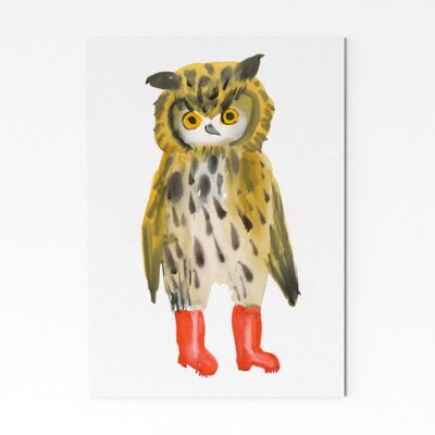 Owl in Boots 3 - A4