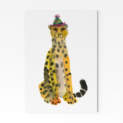 Party Cheetah - A3