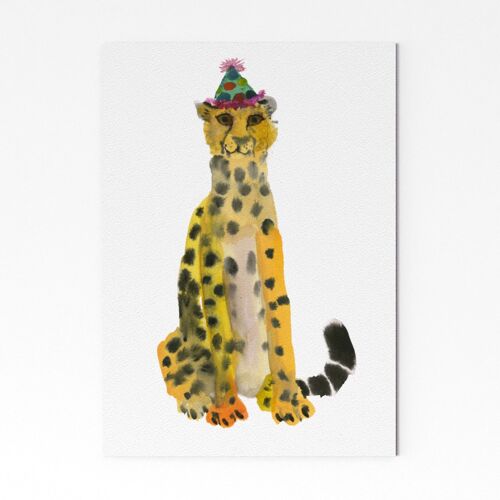 Party Cheetah - A4