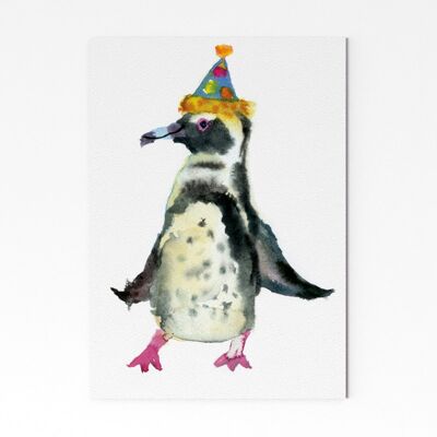 Pingouin de fête - A5