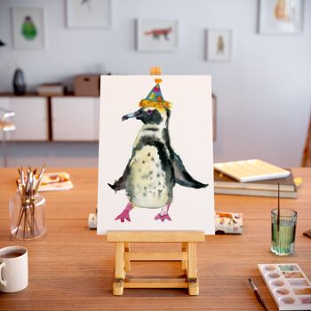 Pingouin de fête - A3 2