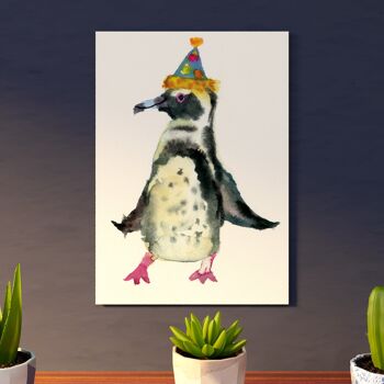 Pingouin de fête - A3 3