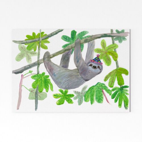 Guarumo Tree Sloth - A3
