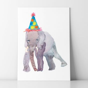 Éléphant de fête - A3 2