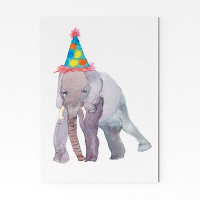 Éléphant de fête - A5