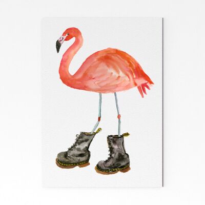 Cyber Flamant rose 4 - A5