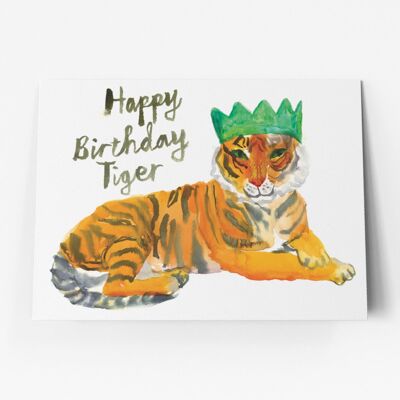 tigre de cumpleaños