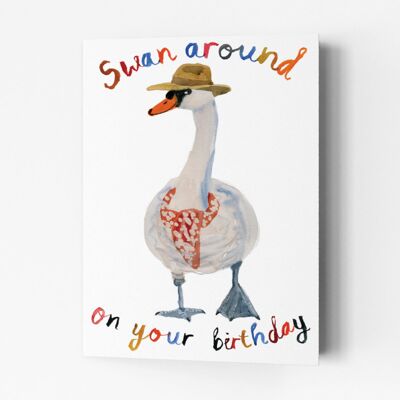 Geburtstag Schwan