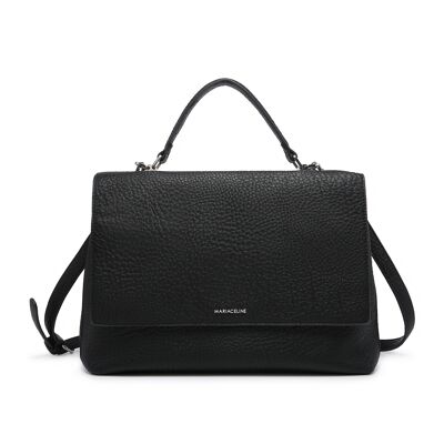 Bolso satchel pequeño Lea negro