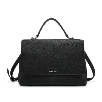 Lea small satchel bag black