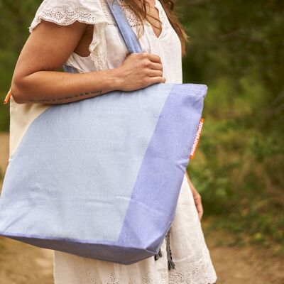 Nachhaltiger Shopper - NoMorePlastic - Süßer Lavendel