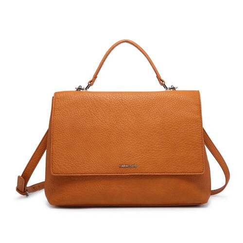 Lea small satchel bag brown