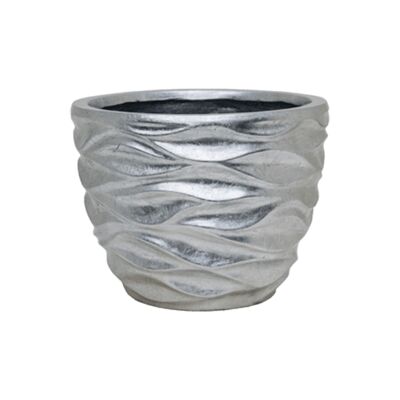 Vaso in argento - ø: 44 cm H: 35 cm