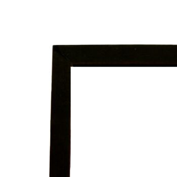 Grain de bois - 61 x 61 cm - Cadre en plastique noir 3