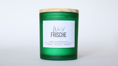 Kerze Waldfrische grün