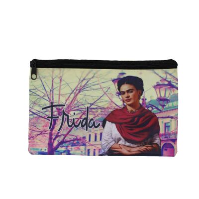 Etui Frida mit rotem Schal