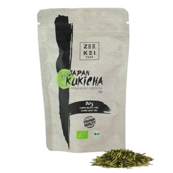Thé vert premium Kukicha bio (80g) 1