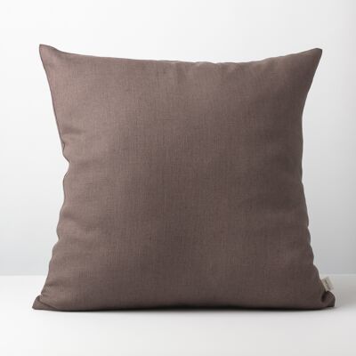 Brown Linen cushion cover