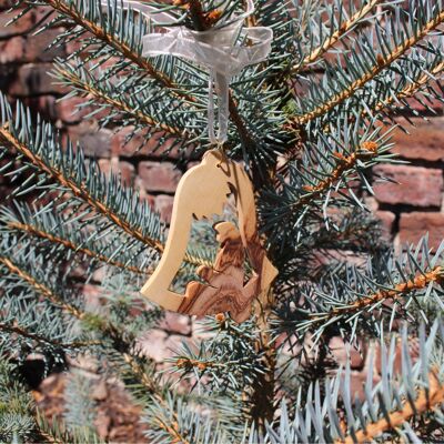 Christbaumschmuck Glocke Maria und Jesus