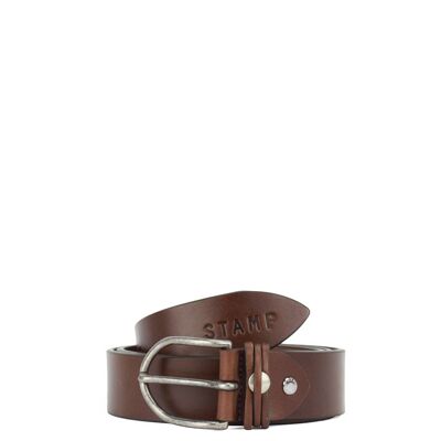 STAMP ST21804 belt, man, leather, leather color