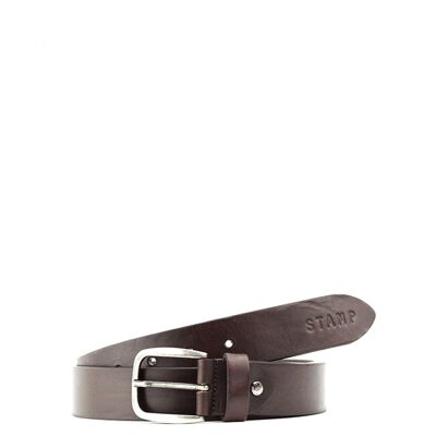 STAMP ST21810 belt, man, leather, brown