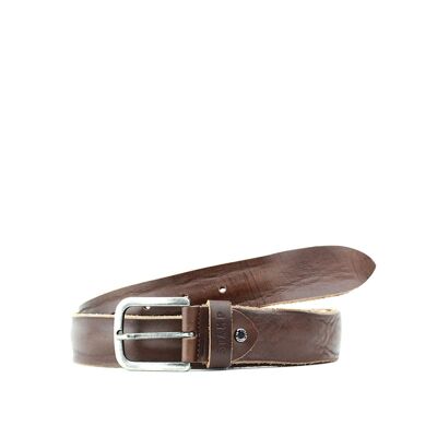 Ceinture STAMP ST21811, homme, cuir, couleur cuir