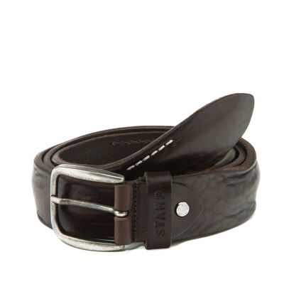 STAMP ST21814 belt, man, leather, brown