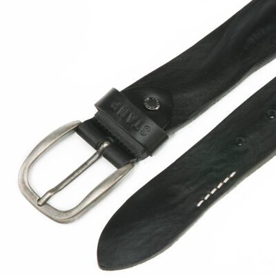 STAMP ST21814 belt, men, leather, black