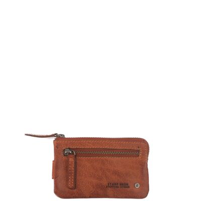 STAM ST41 wallet, man, washed leather, leather color