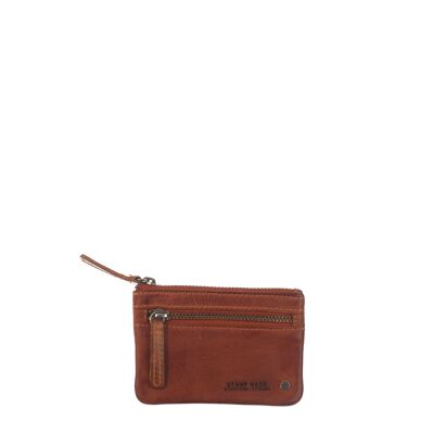 STAMP ST42 wallet, man, washed leather, leather color