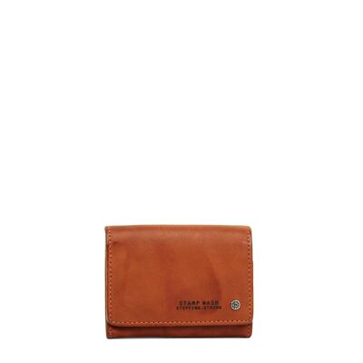 STAMP ST417 wallet, man, washed leather, leather color
