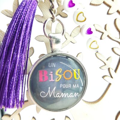 Keychains | Bag jewelry | Mother's Day - A Kiss for my Mom