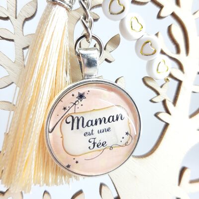 Keychains | Bag jewelry | Mother's Day - Mom is a fairy