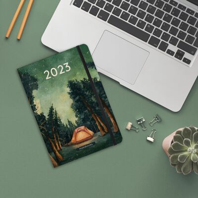 A5 Kalender 2023 Samaya „Wanderlust“ (DE/EN)