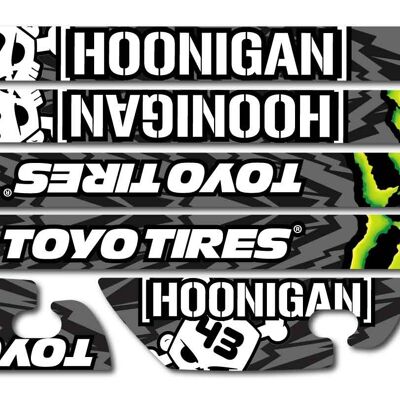 Trottinettes élégantes | Skin pour Xiaomi m365 HOONIGAN - Skin scooter électrique Xiaomi Complete 8pz