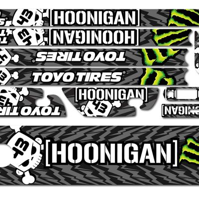 Stylish Scooters | Skin for Xiaomi m365 HOONIGAN - Complete Skin Kit with Non-Slip Base Pro