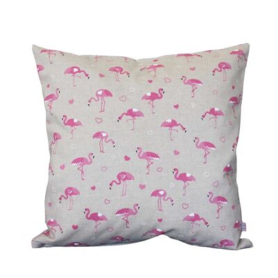 Dekokissen Flamingos 40x40cm, Kissen für Mädchen