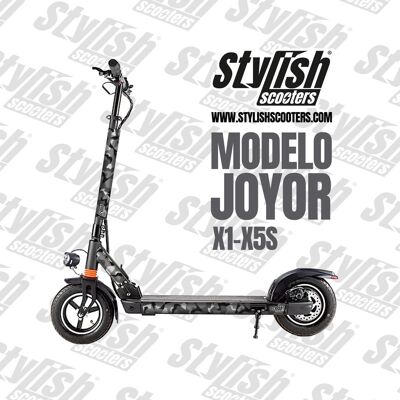 Joyor X1 - X5S Electric Scooter Skin - Black Camo