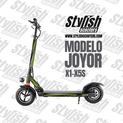 Vinile per scooter elettrico Joyor X1 - X5S - Sport Green