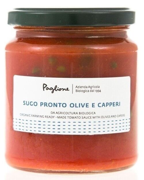 Sauce Tomate, Capres & Olives - Bio