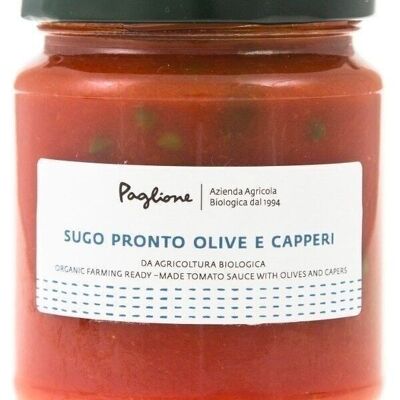 Sauce Tomate, Capres & Olives - Bio