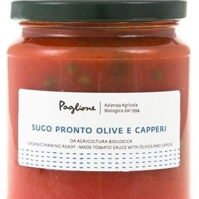 Sauce Tomate, Capres & Olives - Bio